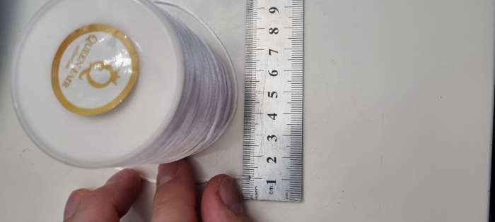 Фотография покупателя товара Шнур нейлоновый на бобине d=2 мм L=100 м, цвет белый - Фото 3