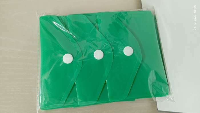 Фотография покупателя товара Папка-конверт на кнопке, А7, 180 мкм, Calligrata рифлёная, флуоресцентная, МИКС - Фото 1