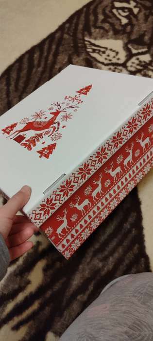 Фотография покупателя товара Складная коробка «Скандинавия», 31,2 х 25,6 х 16,1 см, Новый год - Фото 5