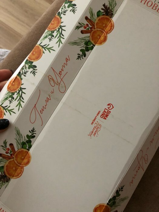 Фотография покупателя товара Коробка для десерта «Тепла и уюта», 26.2 х 8 х 9.7 см, Новый год