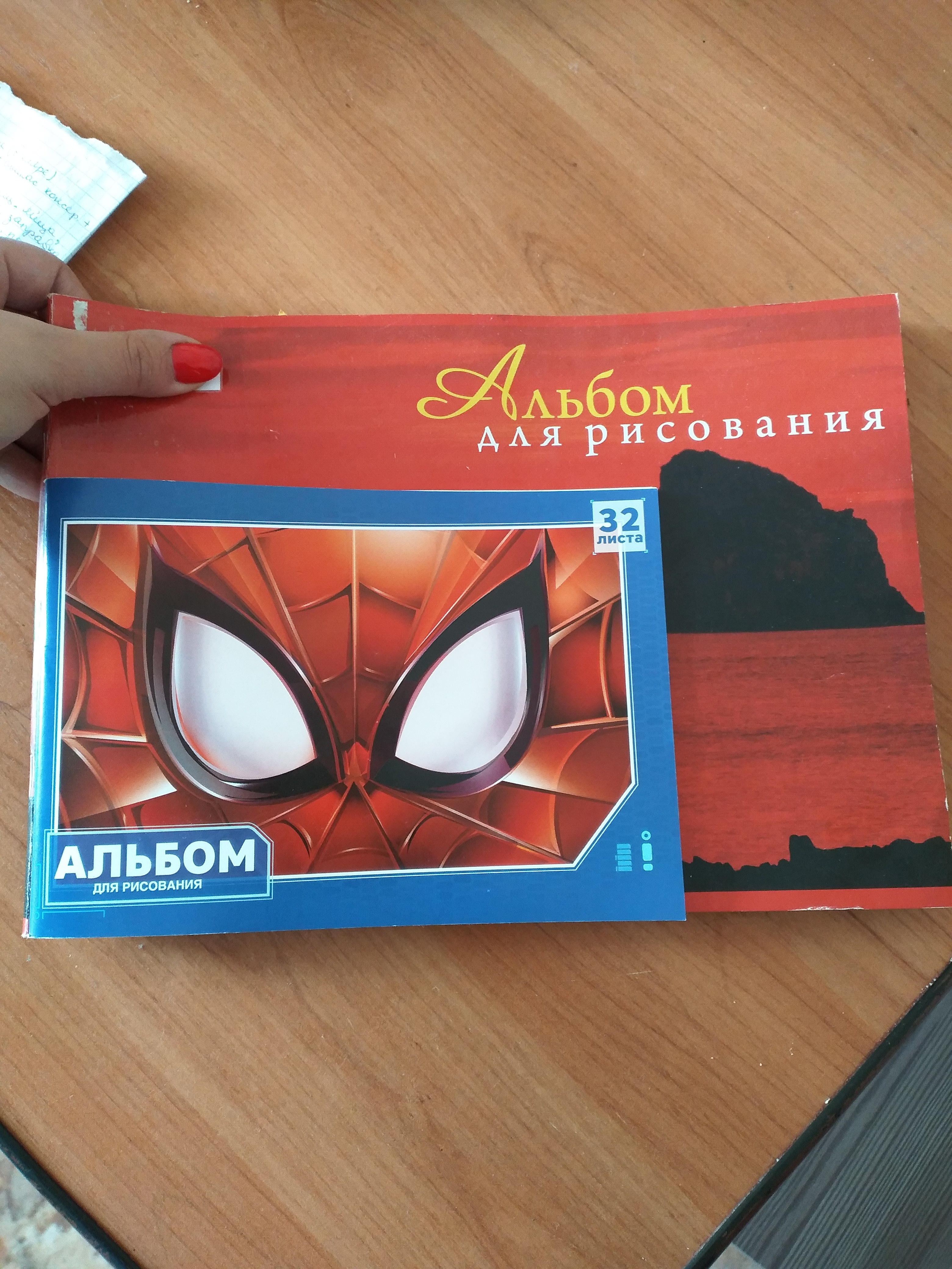 Фотография покупателя товара Альбом для рисования А5, 32 листа, "Супергерой", Человек-паук - Фото 1