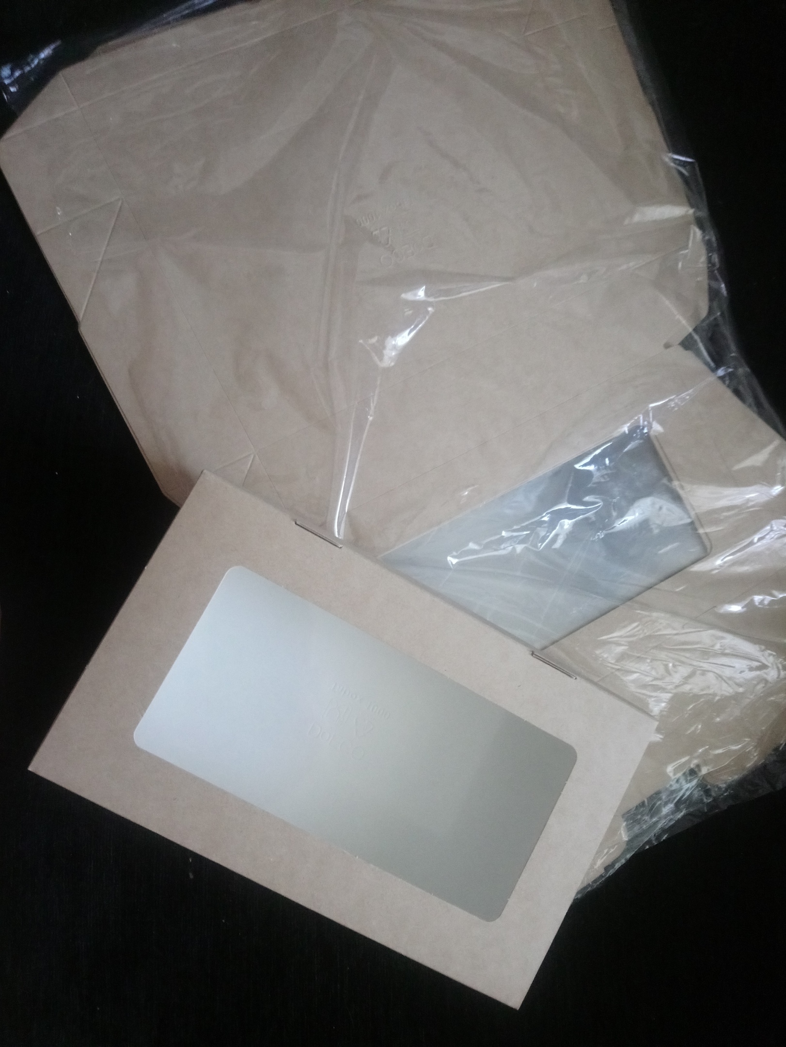 Фотография покупателя товара Коробка складная, крафт, 20 х 12 х 4 см, 1 л