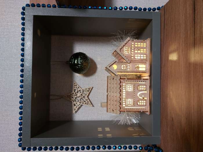 Фотография покупателя товара Ёлочные игрушки «Олень», шары новогодние, 12 шт., набор d=6 см, зелёный - Фото 3