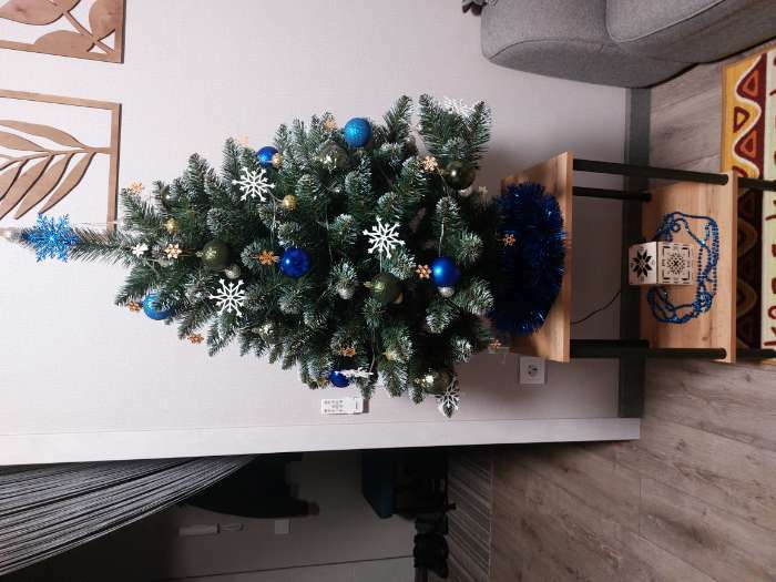 Фотография покупателя товара Ёлочные игрушки «Олень», шары новогодние, 12 шт., набор d=6 см, зелёный - Фото 4