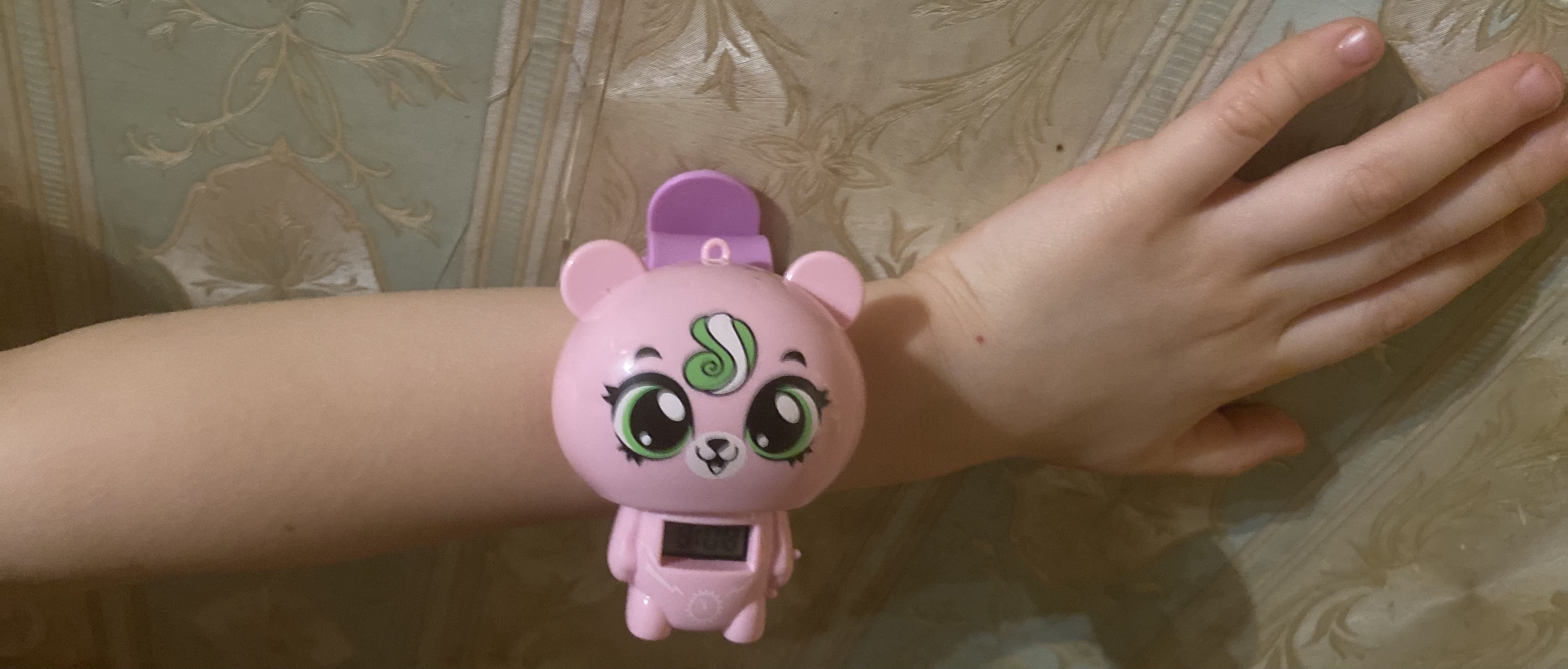 Фотография покупателя товара Электронные часы «Кокетка», цвет розовый