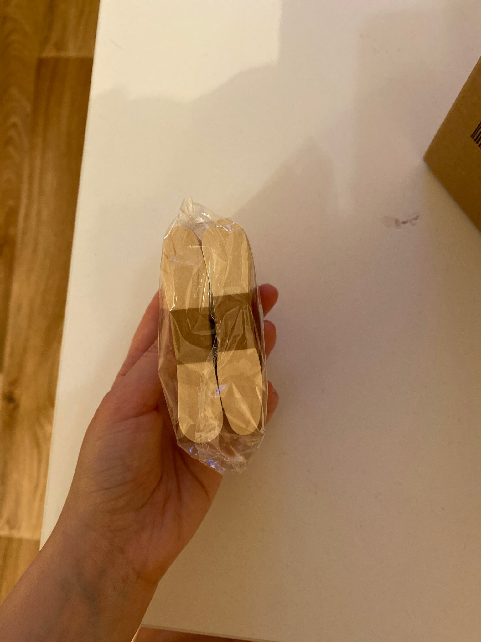 Фотография покупателя товара Палочки для мороженого Доляна, дерево, 7.5×1.1-1.5 см, 100 шт. - Фото 2