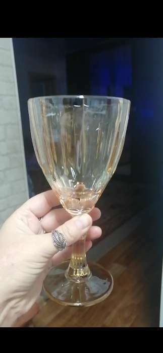 Фотография покупателя товара Бокал из стекла для вина «Бал», 240 мл, 8,5×18,5 см, цвет серый - Фото 3