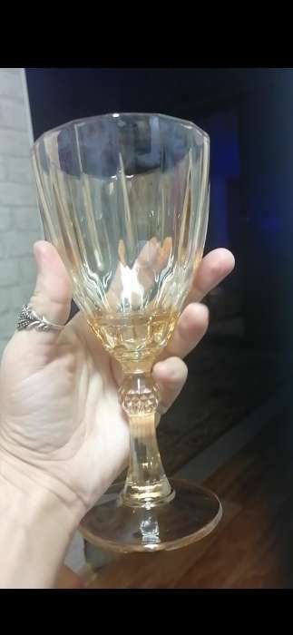 Фотография покупателя товара Бокал из стекла для вина «Бал», 240 мл, 8,5×18,5 см, цвет серый - Фото 4