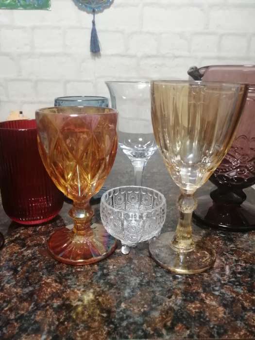 Фотография покупателя товара Бокал из стекла для вина «Бал», 240 мл, 8,5×18,5 см, цвет серый - Фото 1