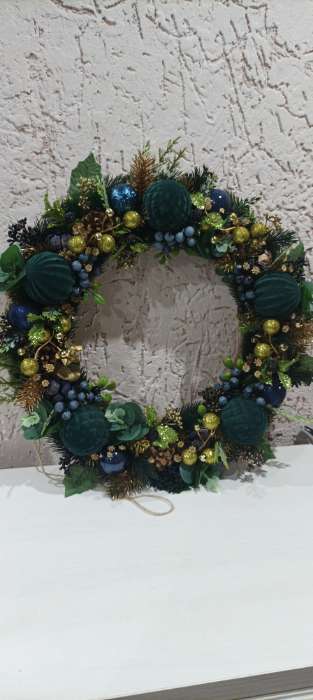 Фотография покупателя товара Ветка декоративная новогодняя, набор 5 шт., 27 см - Фото 65