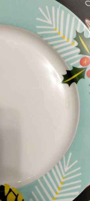 Фотография покупателя товара Тарелка фарфоровая обеденная Magistro «Новый год. Шишки», d=25,3 см - Фото 12