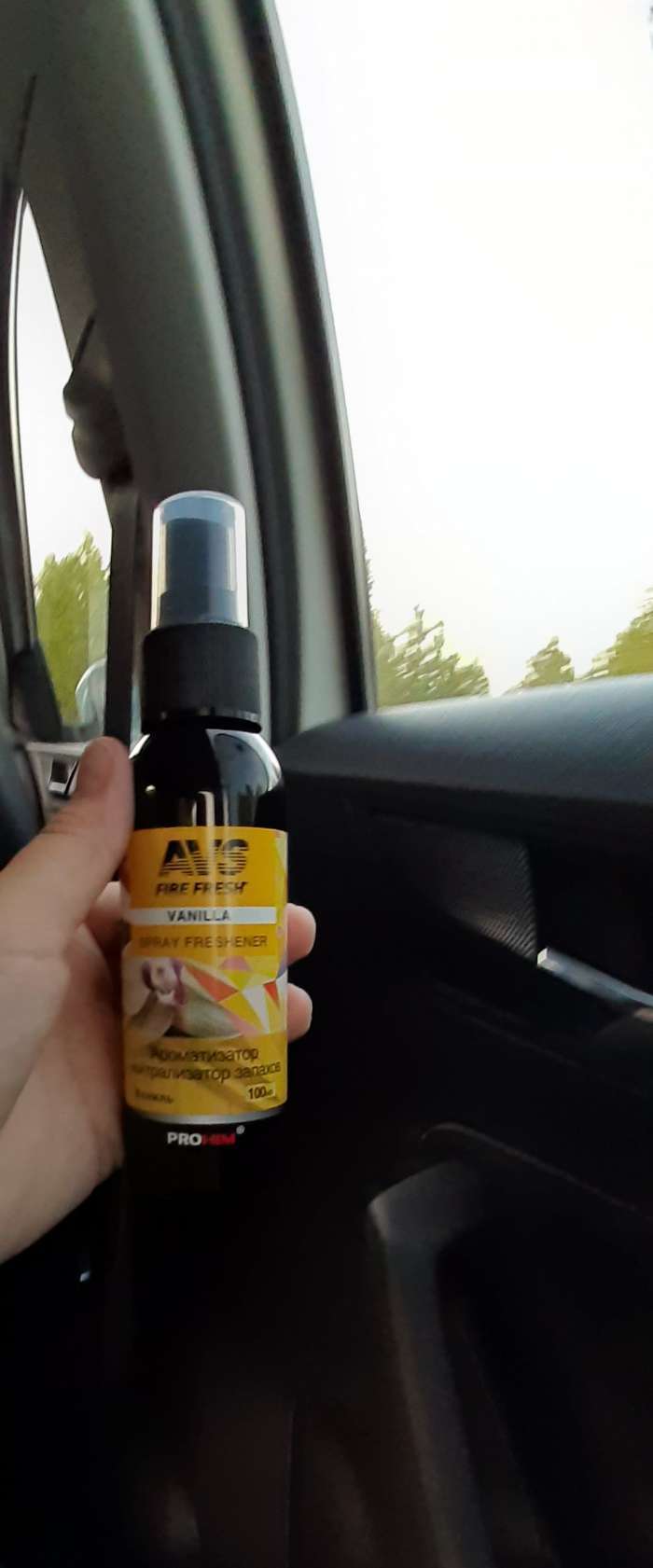 Фотография покупателя товара Ароматизатор AVS AFS-001 Stop Smell, ваниль, спрей, 100 мл - Фото 2