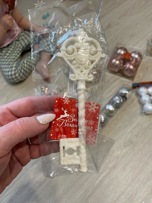 Фотография покупателя товара Ёлочная игрушка «Зимнее волшебство. Часики - ходики», 9×11 см, белый - Фото 15