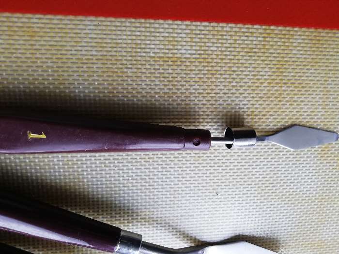 Фотография покупателя товара Набор лопаток кондитерских, мастихины, 22×2×1,5 см, 5 шт