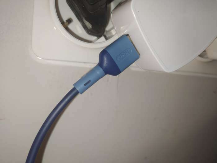 Фотография покупателя товара Кабель Hoco X65, Type-C - USB, 3 А, 1 м, TPE оплетка, синий - Фото 1