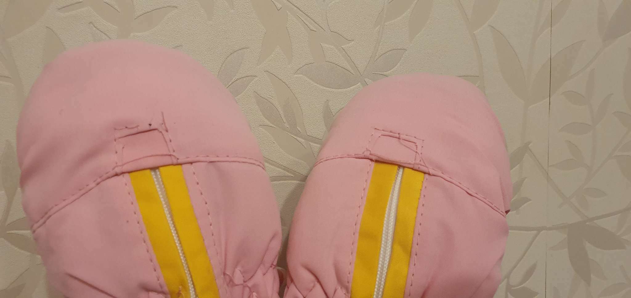 Фотография покупателя товара Варежки зимние детские MINAKU, цв.светло-розовый, р-р 16-17 (20 см)