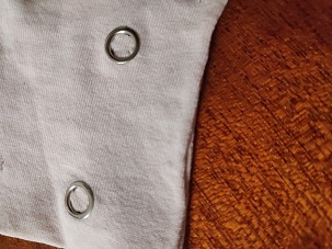 Фотография покупателя товара Кнопка рубашечная, открытая, d = 9,5 мм, цвет антик - Фото 1