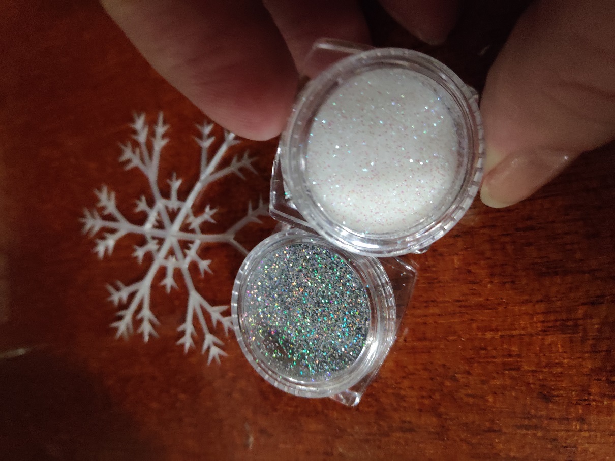 Фотография покупателя товара Блёстки для декора ногтей, мелкие, цвет серебристый голографический - Фото 2