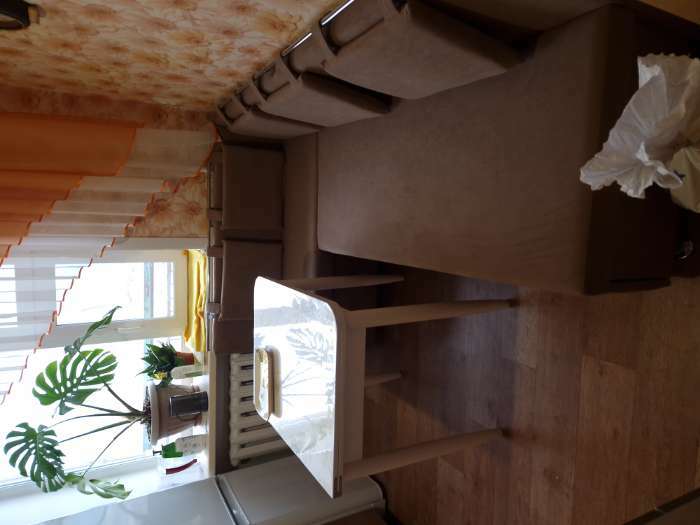 Фотография покупателя товара Угловой кухонный диван «Париж 1», механизм дельфин, угол левый, велюр, галакси лайт 023 - Фото 1