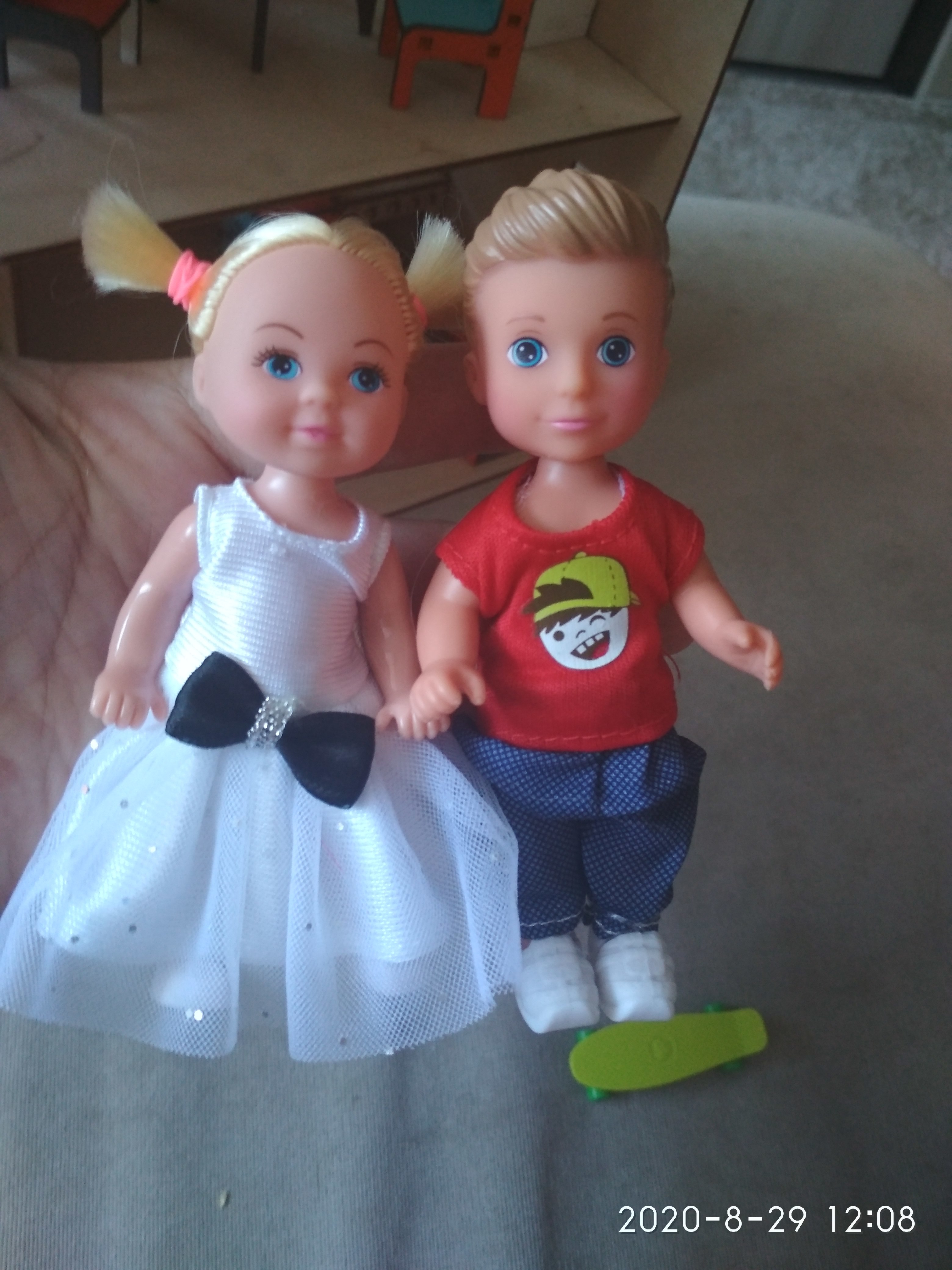Фотография покупателя товара Кукла «Тимми скейтбордист», 12см - Фото 1