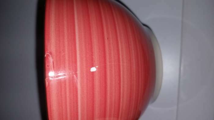 Фотография покупателя товара Салатник керамический Доляна «Морской мир», 800 мл, d=14 см, цвет красный - Фото 3