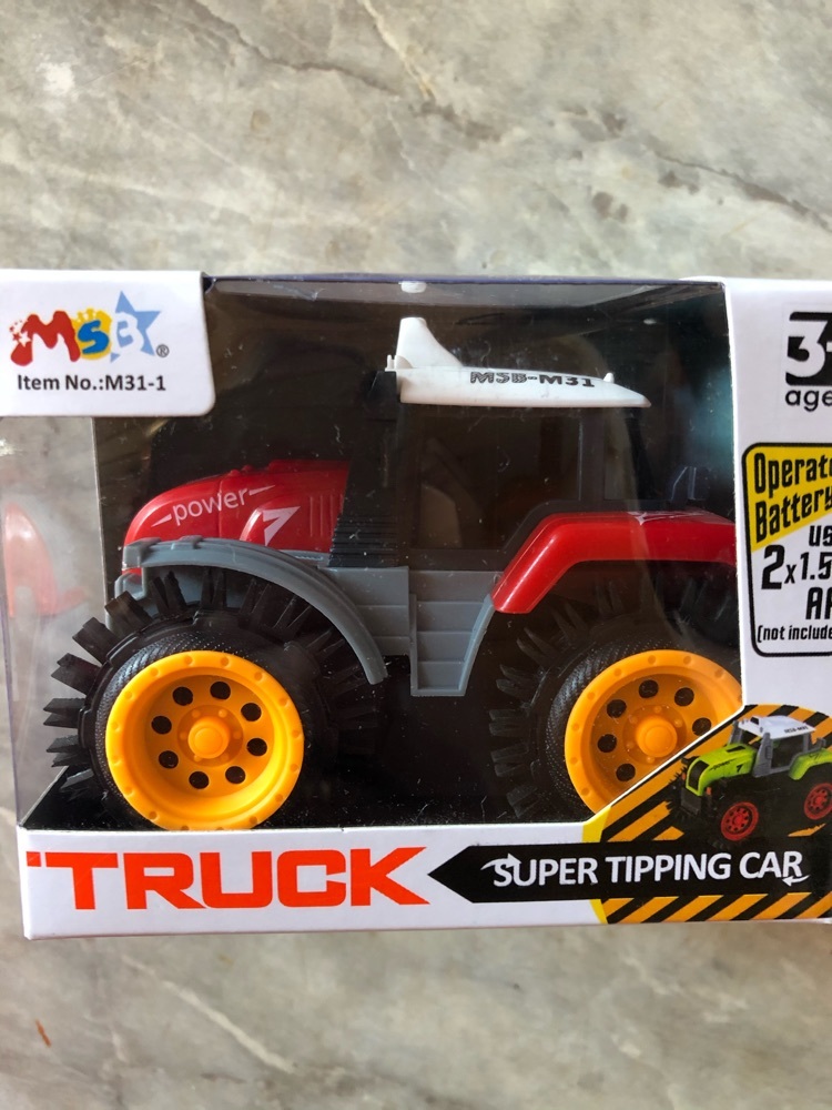 Фотография покупателя товара Трактор-перевёртыш «Хозяин фермы», работает от батареек, МИКС - Фото 1