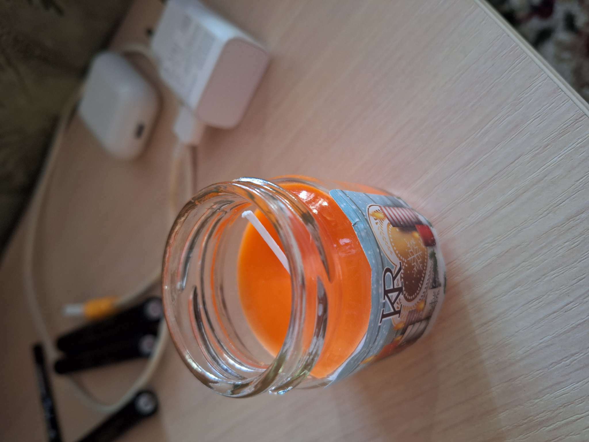Фотография покупателя товара Ароматическая свеча в банке "Мандарин", 6,4х6 см