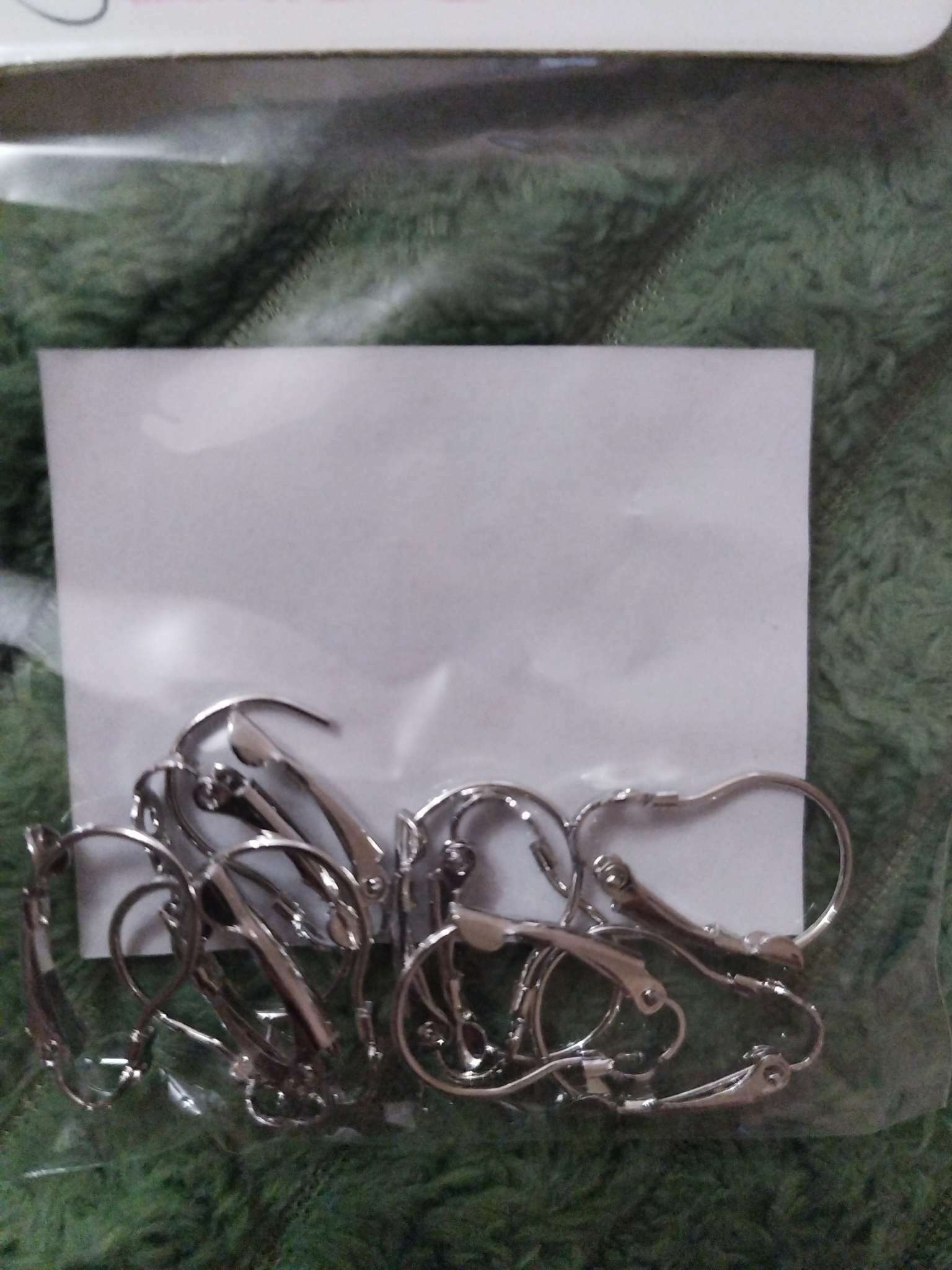 Фотография покупателя товара Швензы с французской застёжкой, цвет серебро, 19 мм (набор 5 пар) - Фото 1