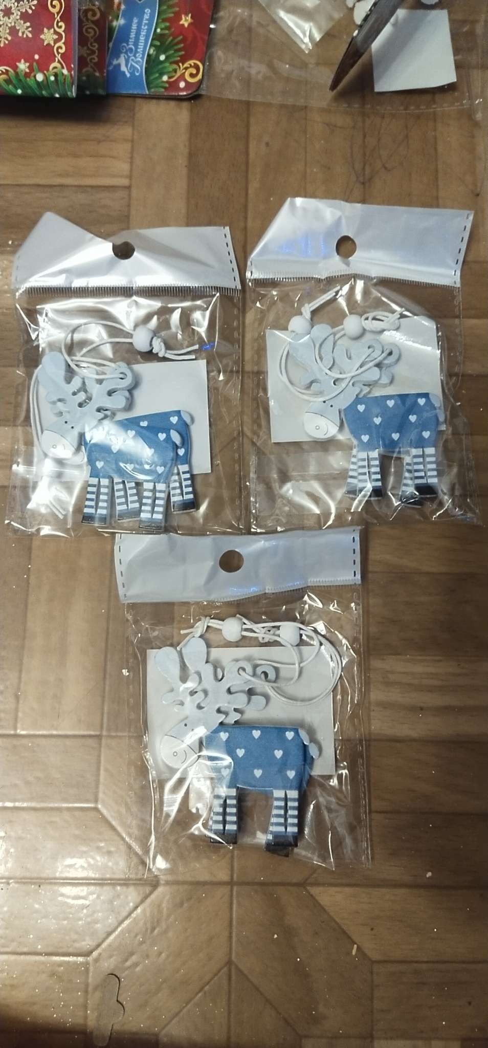 Фотография покупателя товара Елочные игрушки «Олени», 2 шт. - Фото 6