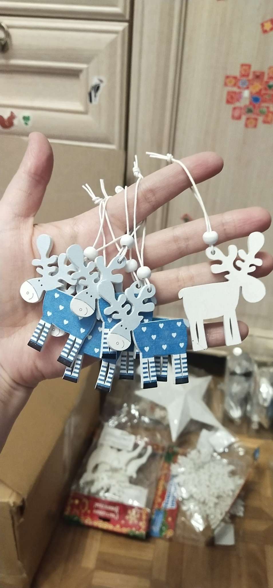 Фотография покупателя товара Елочные игрушки «Олени», 2 шт. - Фото 7