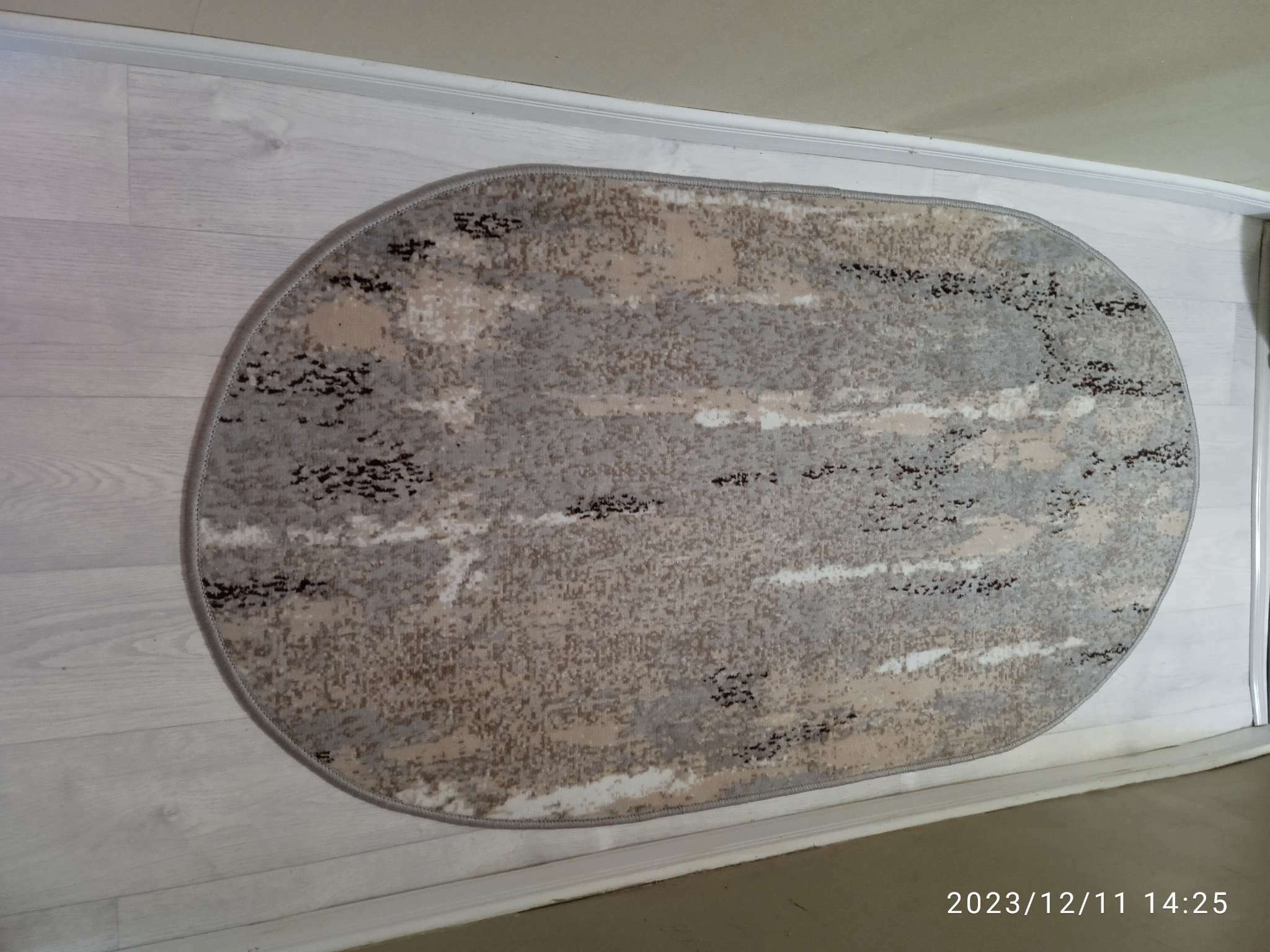 Фотография покупателя товара Ковер овальный, размер 60×100 см ПП 100%, джут - Фото 1