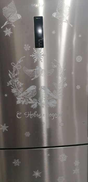 Фотография покупателя товара Наклейка для окон «Зимняя красавица», многоразовая, 50 х 70 см, Новый год - Фото 18