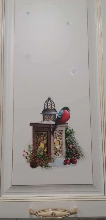 Фотография покупателя товара Наклейки на стекло «Зимняя сказка», многоразовые, 20 × 34 см - Фото 9