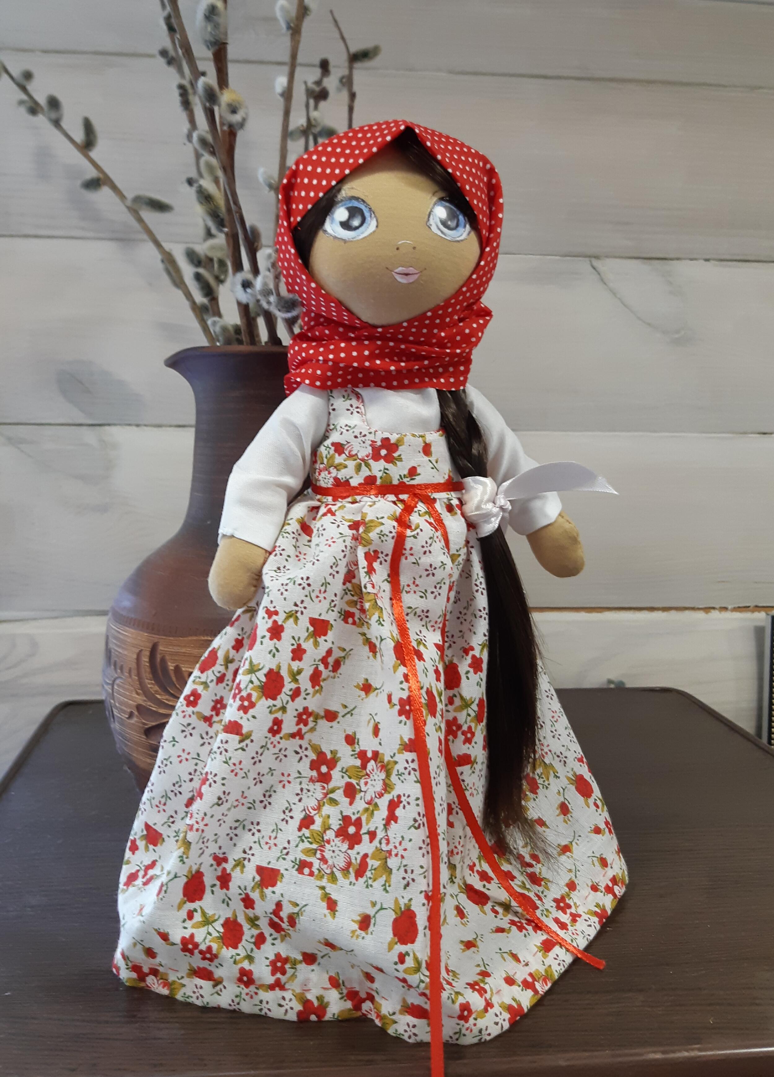 Фотография покупателя товара Набор для шитья. Интерьерная кукла «Василина», 30 см - Фото 16