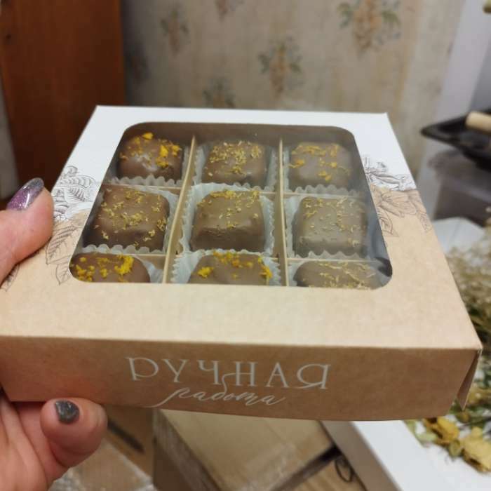 Фотография покупателя товара Коробка для конфет, кондитерская упаковка, 9 ячеек, «Любовь», 14.7×14.7×3.5 см - Фото 62