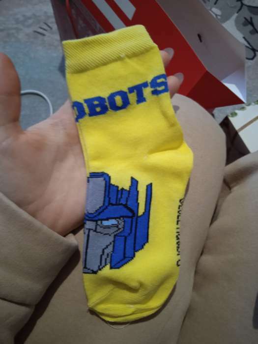 Фотография покупателя товара Подарочный набор носков адвент, 6 пар "Трансформеры", Transformers, 14-16 см - Фото 4