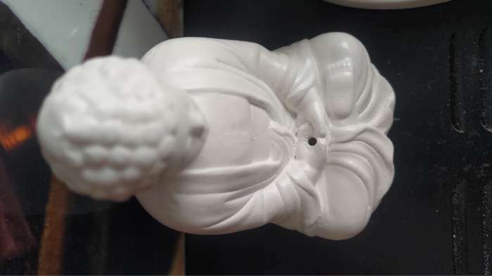 Фотография покупателя товара Подставка для благовоний "Будда сидит" золото, 12см - Фото 9
