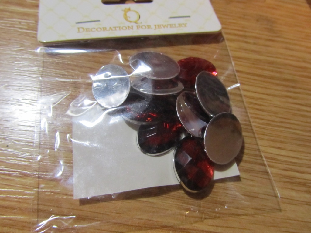 Фотография покупателя товара Стразы плоские овал, 13*18 мм, (набор 10шт), цвет темно-красный