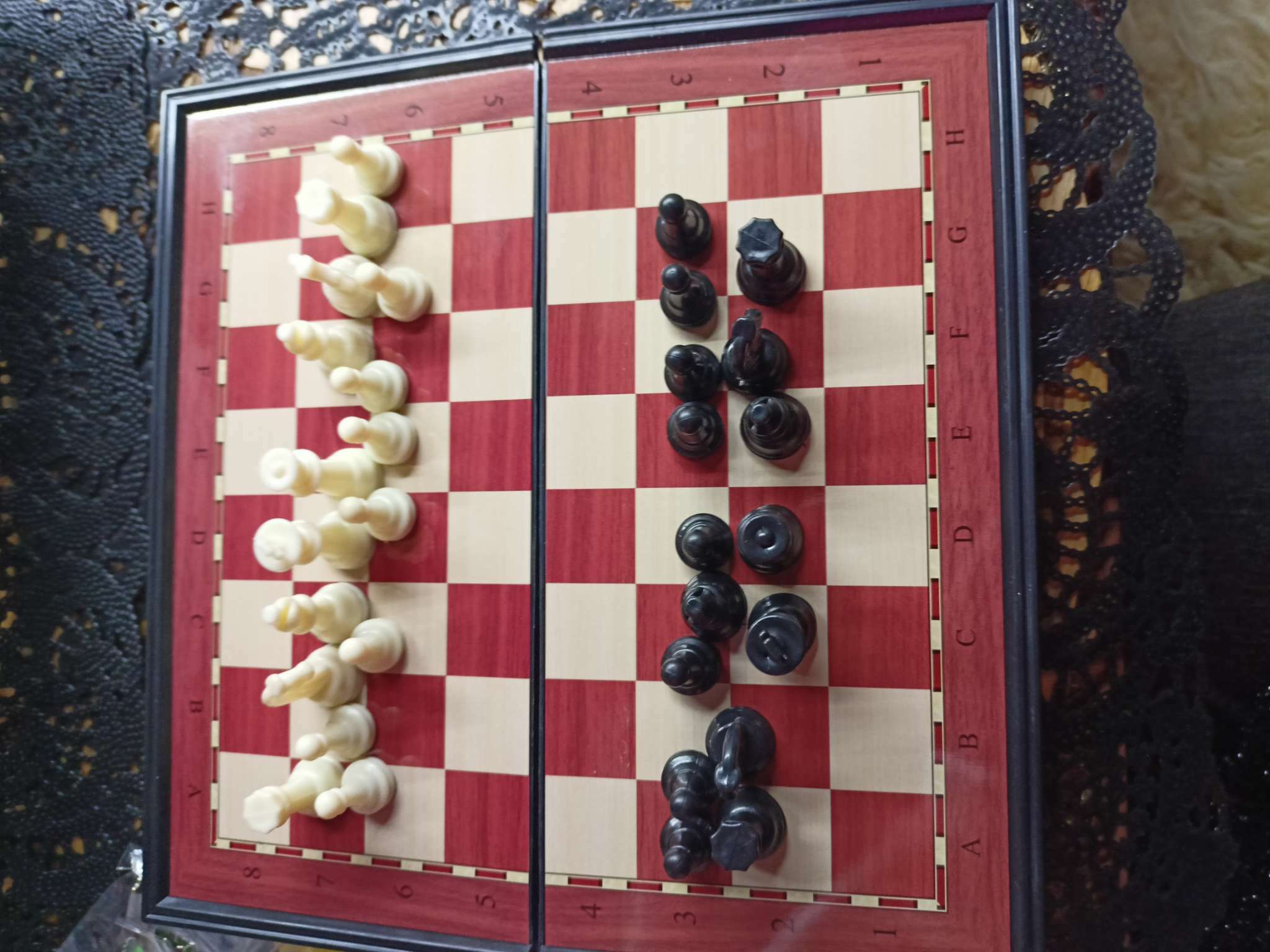 Фотография покупателя товара Шахматы "Ламберт", магнитные, 19 х 19 см - Фото 1