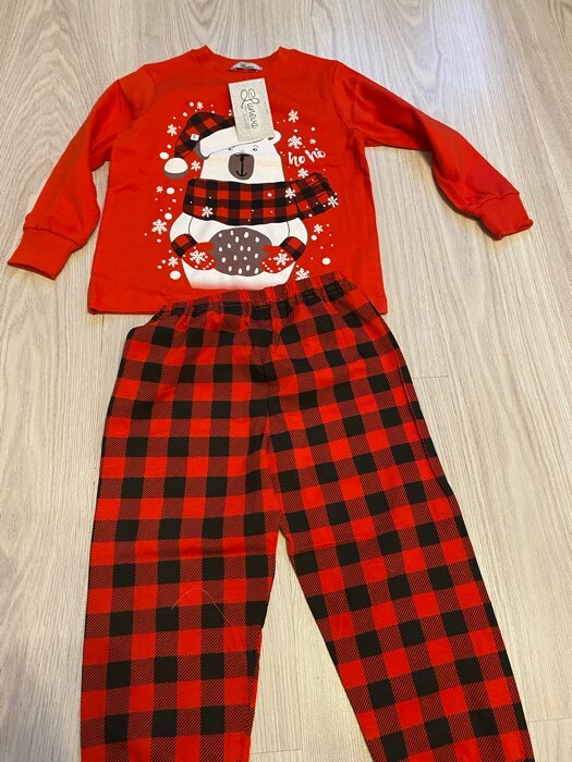 Фотография покупателя товара Пижама для мальчика, цвет красный, рост 110 см