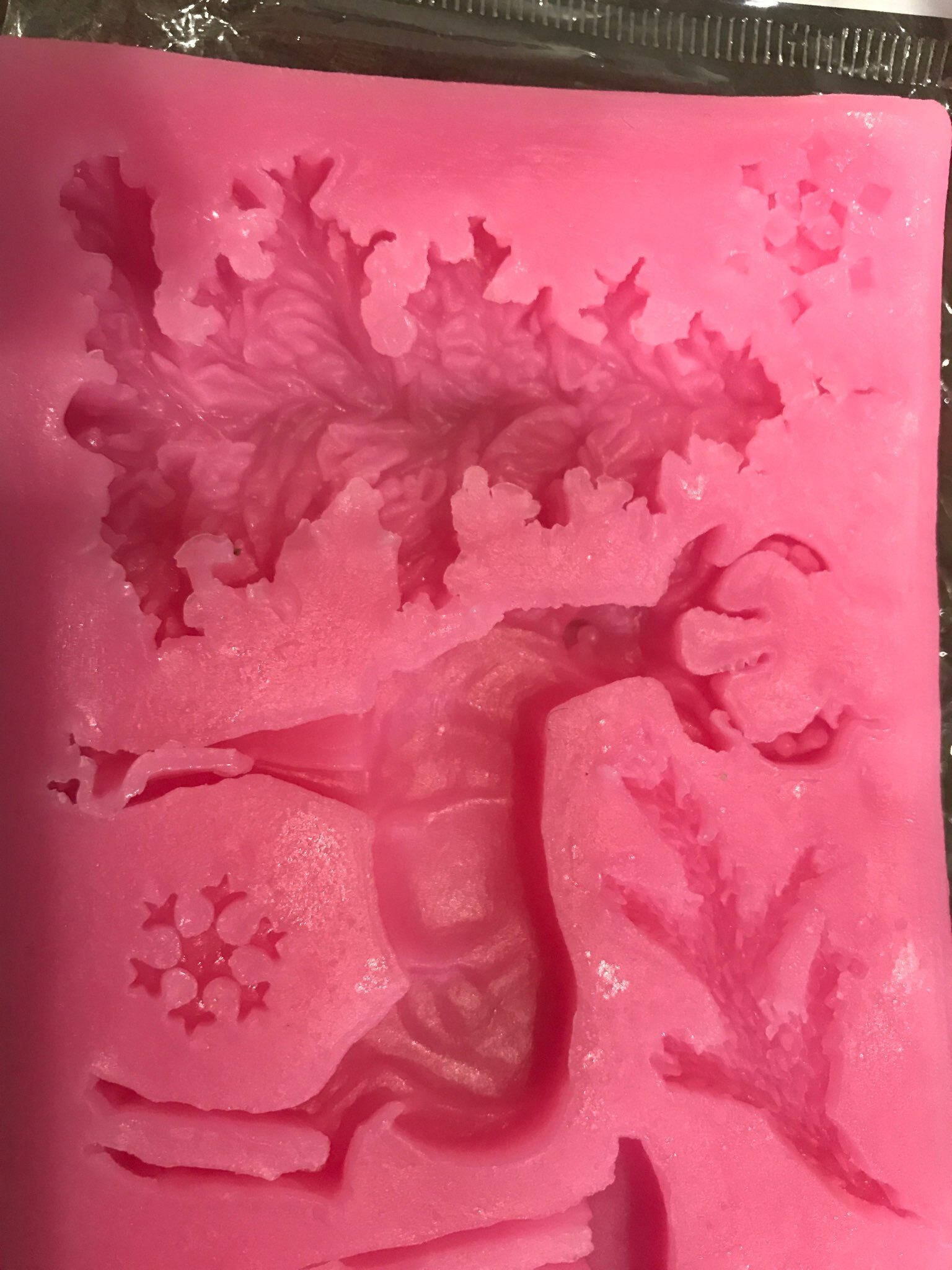 Фотография покупателя товара Силиконовый молд «Зимнее утро», 11,5×7,3 см, цвет розовый - Фото 4