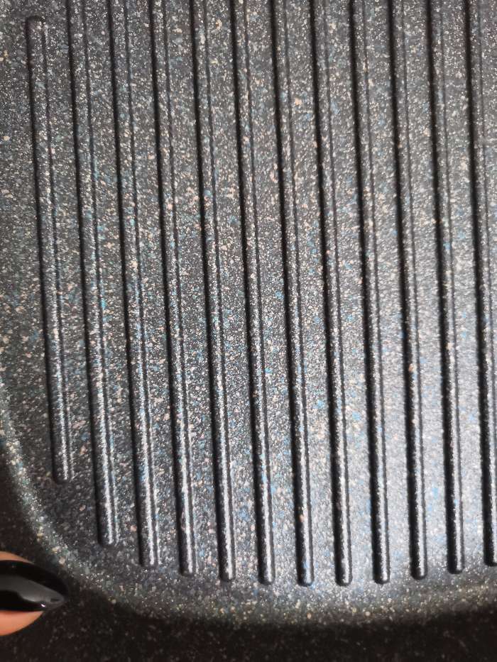 Фотография покупателя товара Сковорода-гриль квадратная Granit ultra, 28×28 см , съёмная ручка, стеклянная крышка, антипригарное покрытие, цвет чёрный