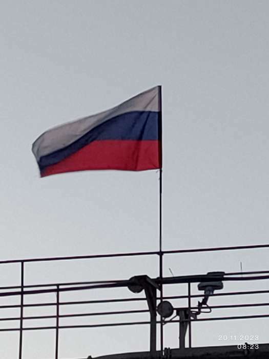 Фотография покупателя товара Флаг России, 90 х 145 см, полиэфирный шёлк - Фото 1