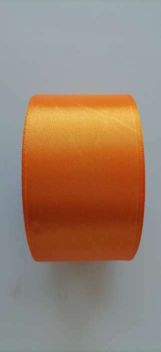 Фотография покупателя товара Лента атласная, 20 мм, 23±1 м, ярко-оранжевая №25 - Фото 2