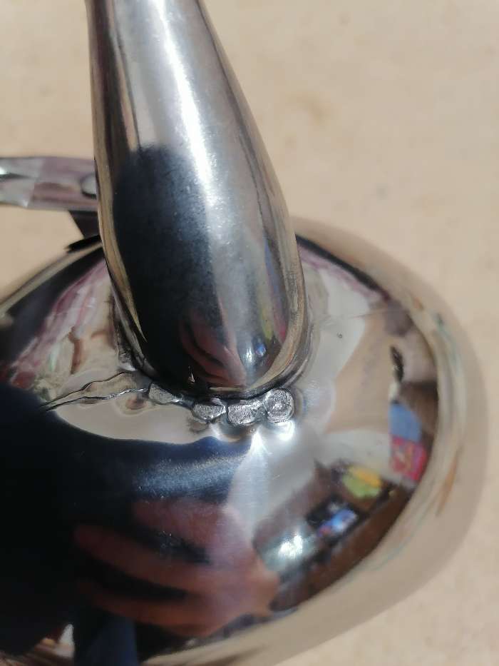 Фотография покупателя товара Чайник из нержавеющей стали «Арес», 1,2 л, металлическое сито, цвет хромированный - Фото 2
