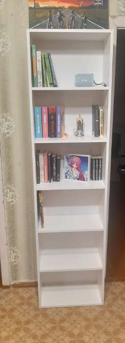 Фотография покупателя товара УЦЕНКА Стеллаж Лофт 1900 6 ниш, 1916х244х500, Белый - Фото 2