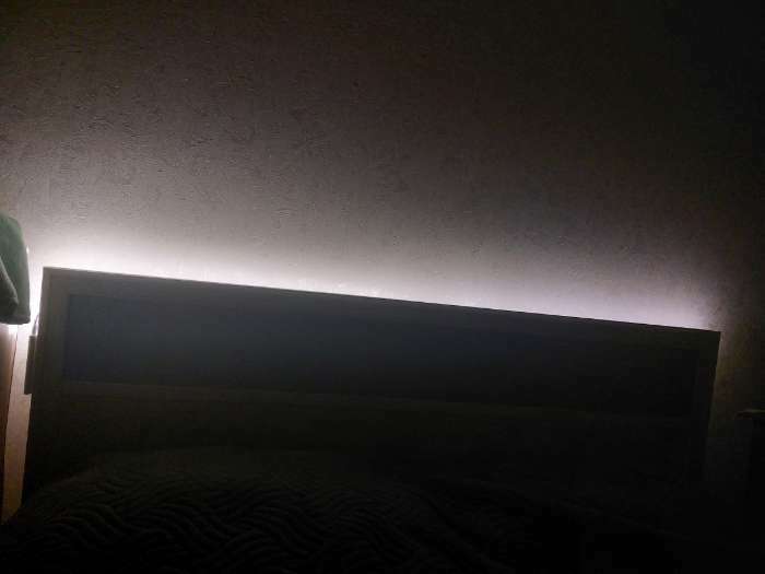 Фотография покупателя товара Светодиодная лента Luazon Lighting с датчиком движения 2 м, IP65, SMD2835, 60 LED/м, 6 В, 4000К, УЦЕНКА - Фото 1