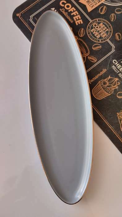 Фотография покупателя товара Блюдо керамическое для подачи «Грейс», 32×10 см - Фото 4