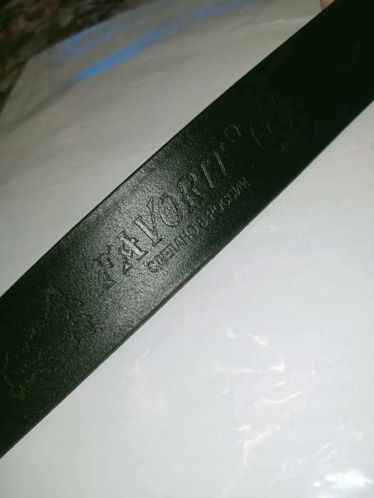 Фотография покупателя товара Ремень мужской, ширина 3.5 см, винт, пряжка металл, цвет чёрный - Фото 1