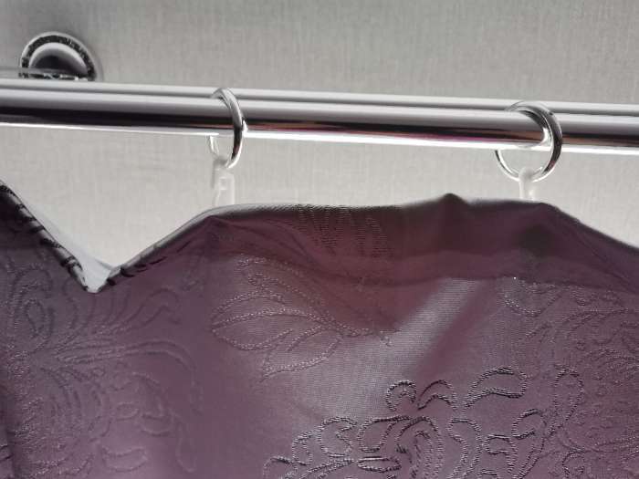 Фотография покупателя товара Карниз двухрядный «Фэшн», 200 см, d=1,6 см, с наконечниками «Орион», цвет серебро - Фото 4